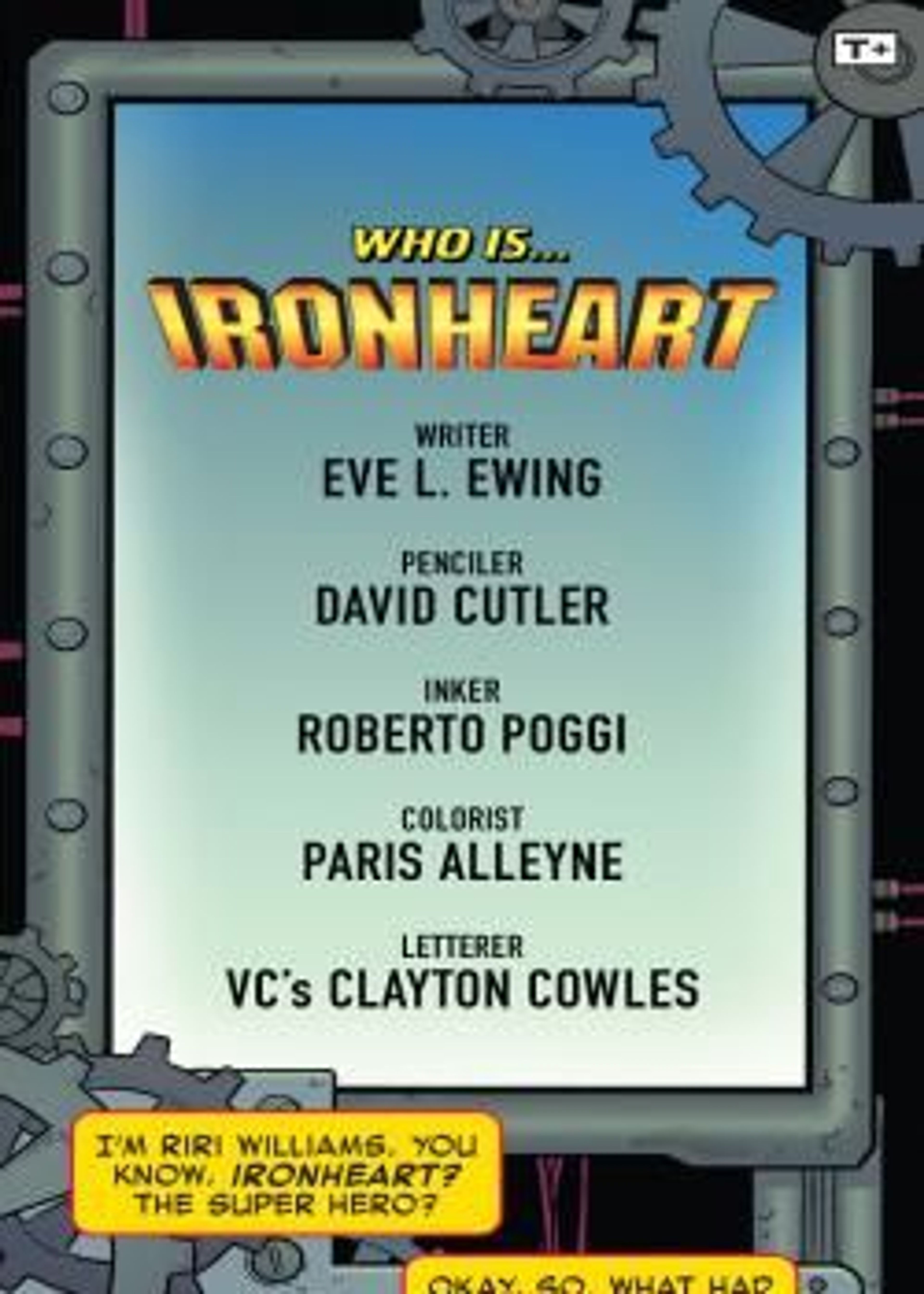 Who Is Ironheart Infinity Comic (2022)