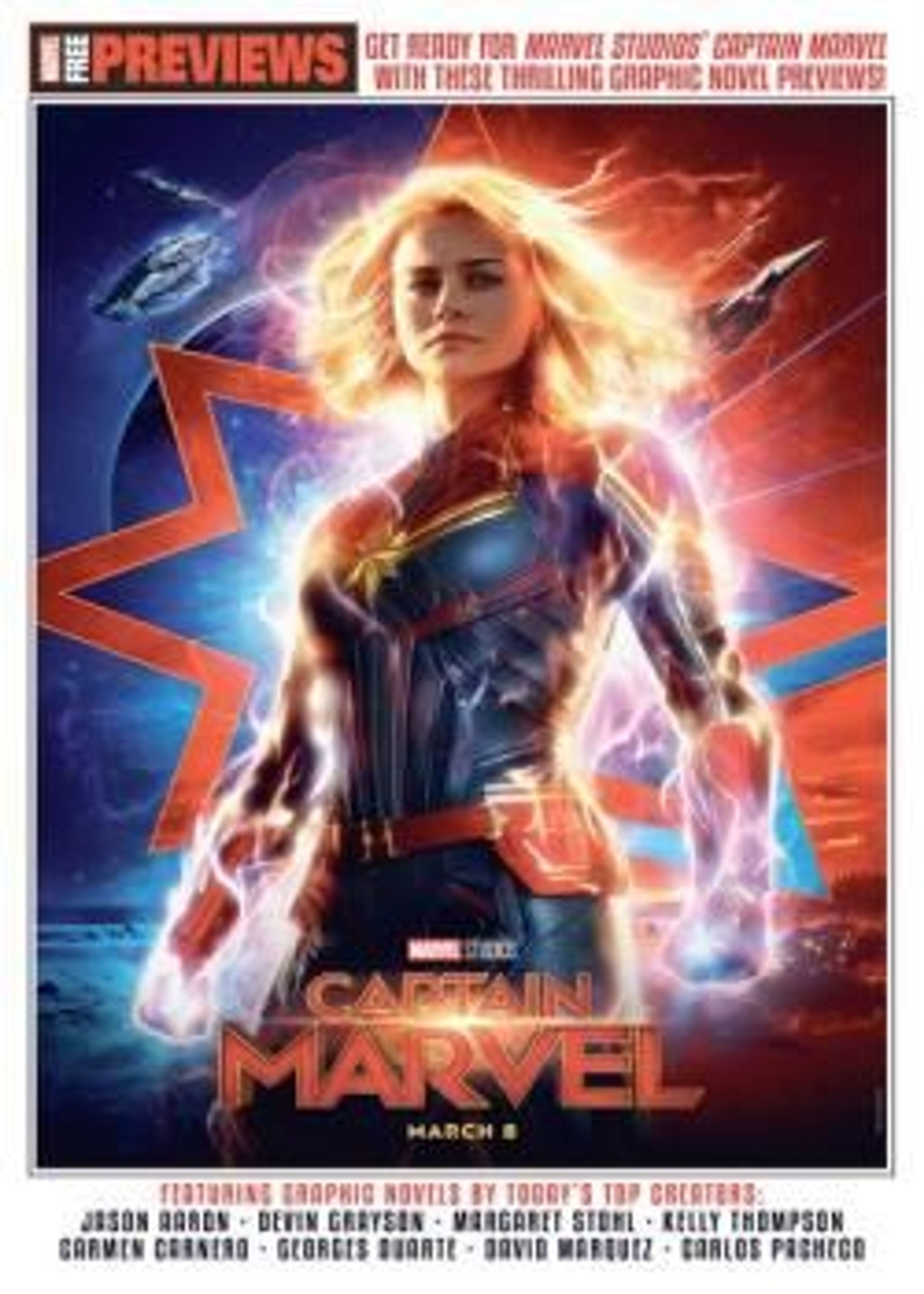 Captain Marvel Start Here Sampler 2019 poster