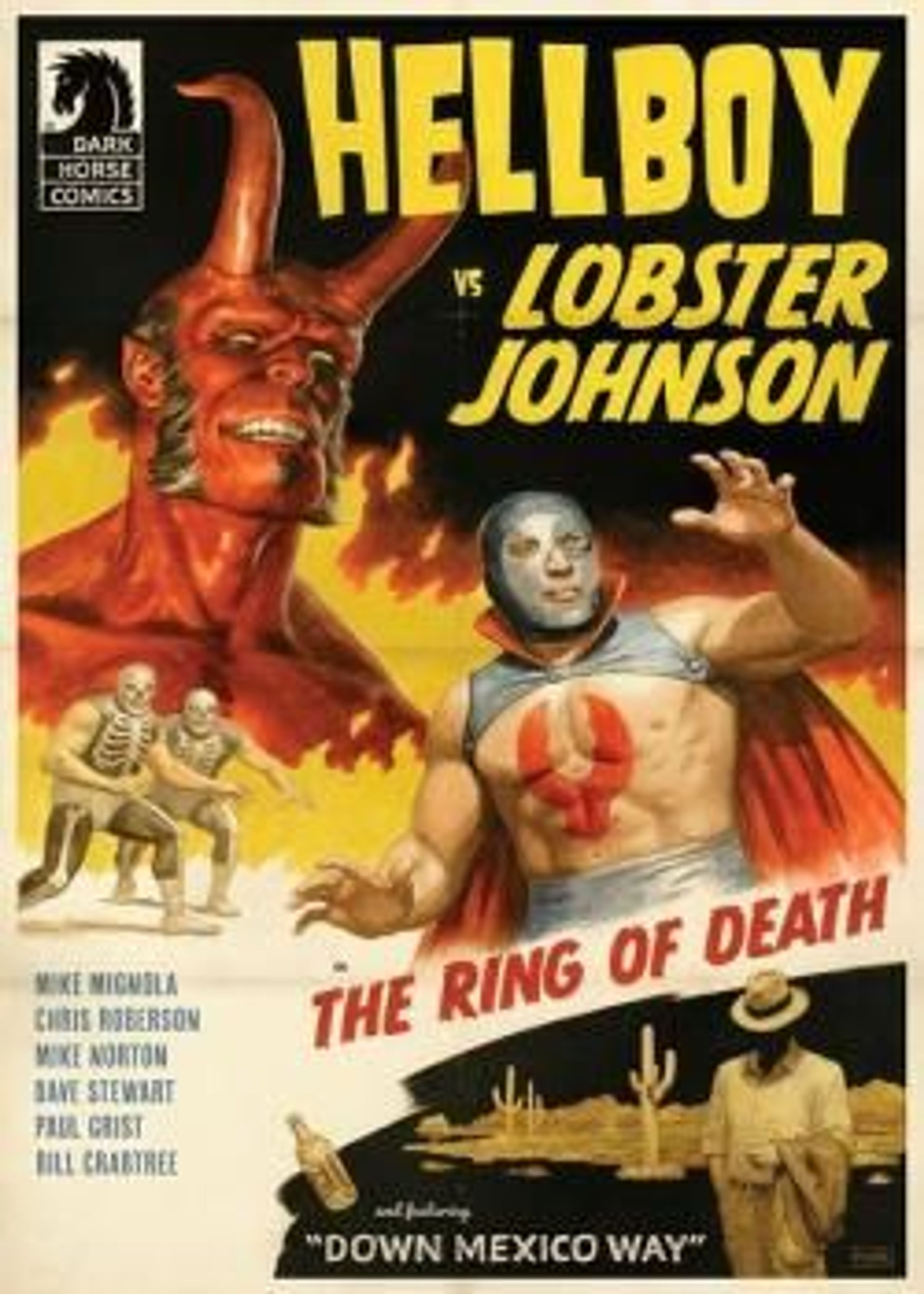 Hellboy vs. Lobster Johnson in: The Ring of Death (2019-) poster