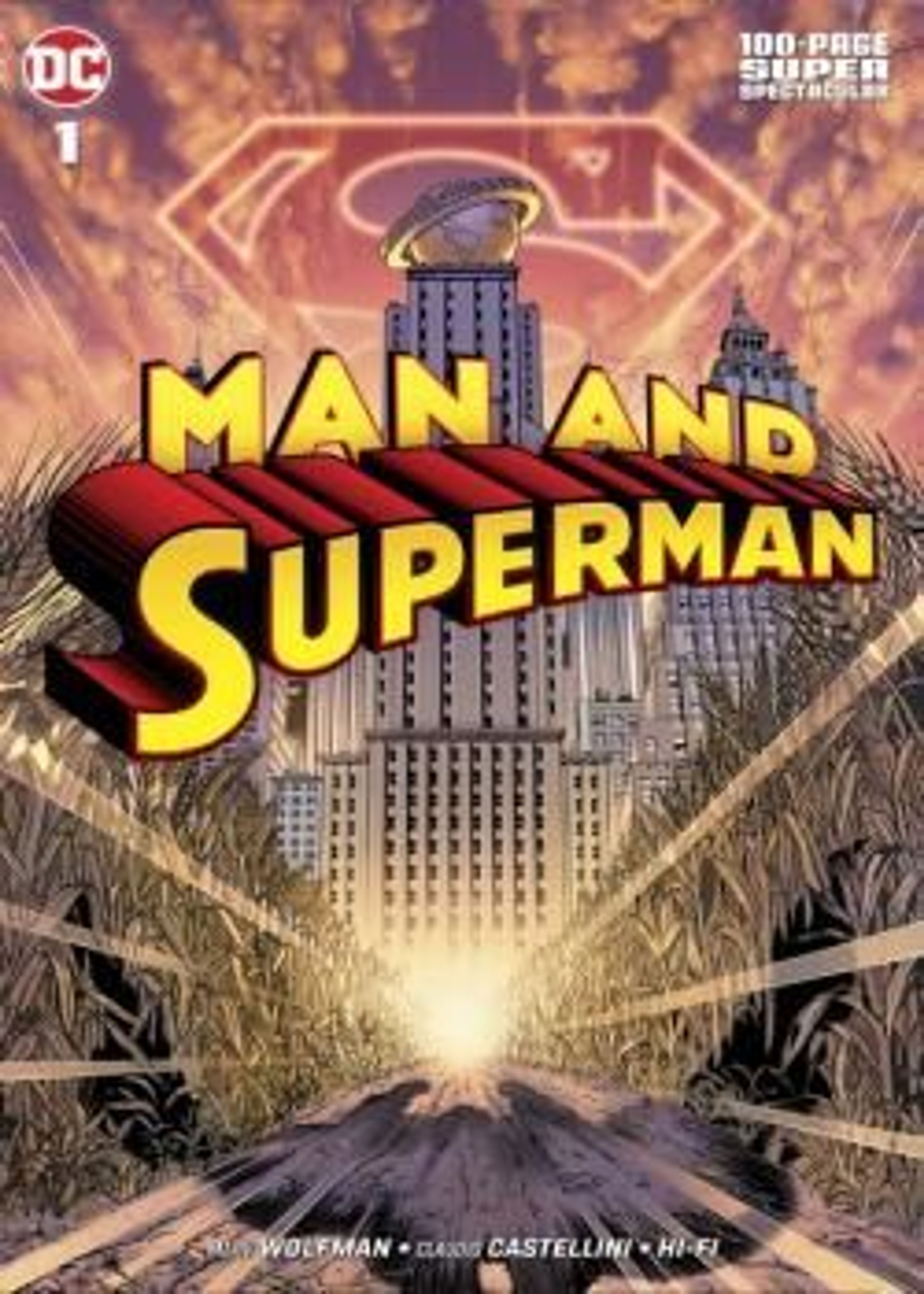 Man and Superman 100-Page Super Spectacular (2019) poster