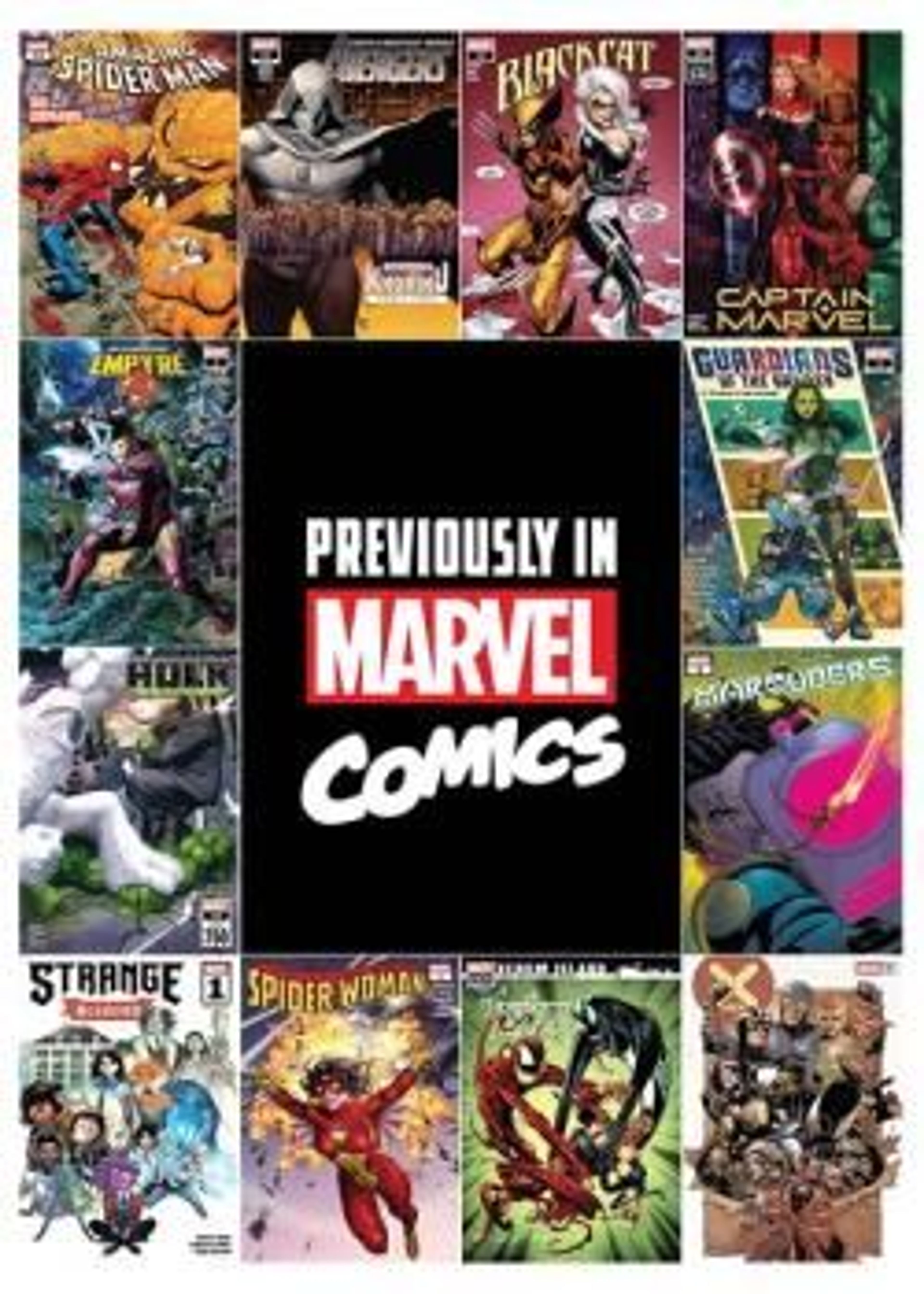 Previously in Marvel Comics Recap Guide (2020-) poster