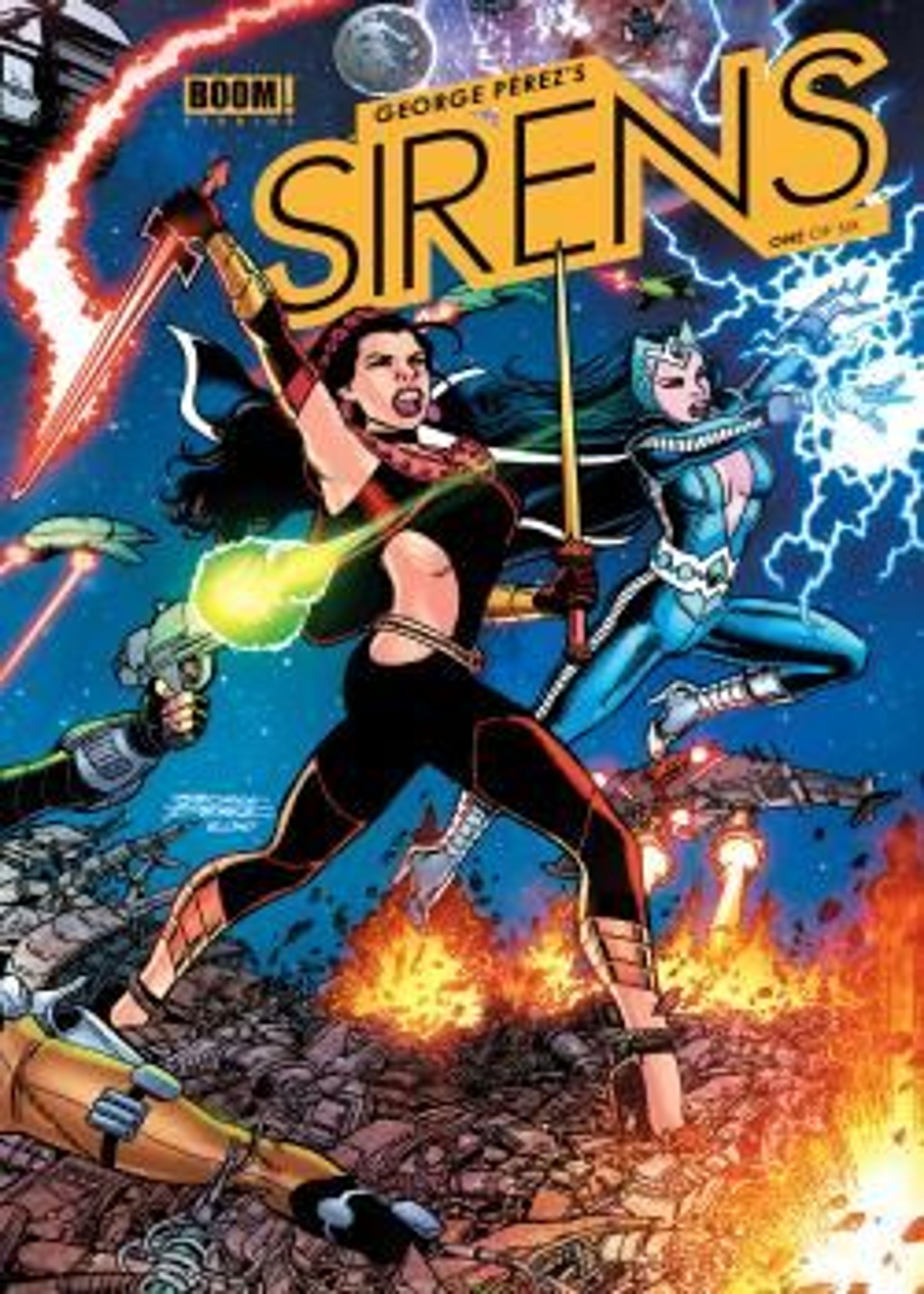 George Perez's Sirens (2014-2016) poster